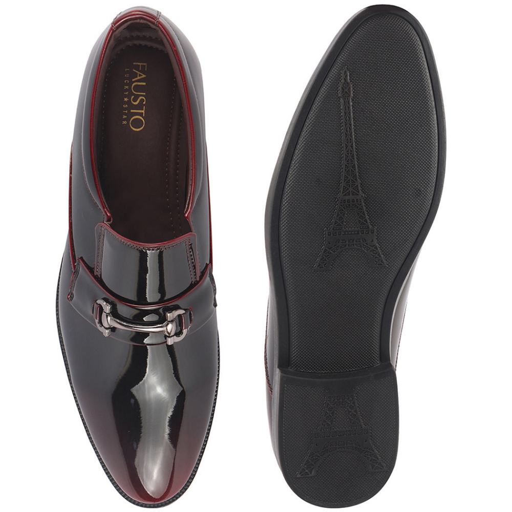 Men formal leather shoe